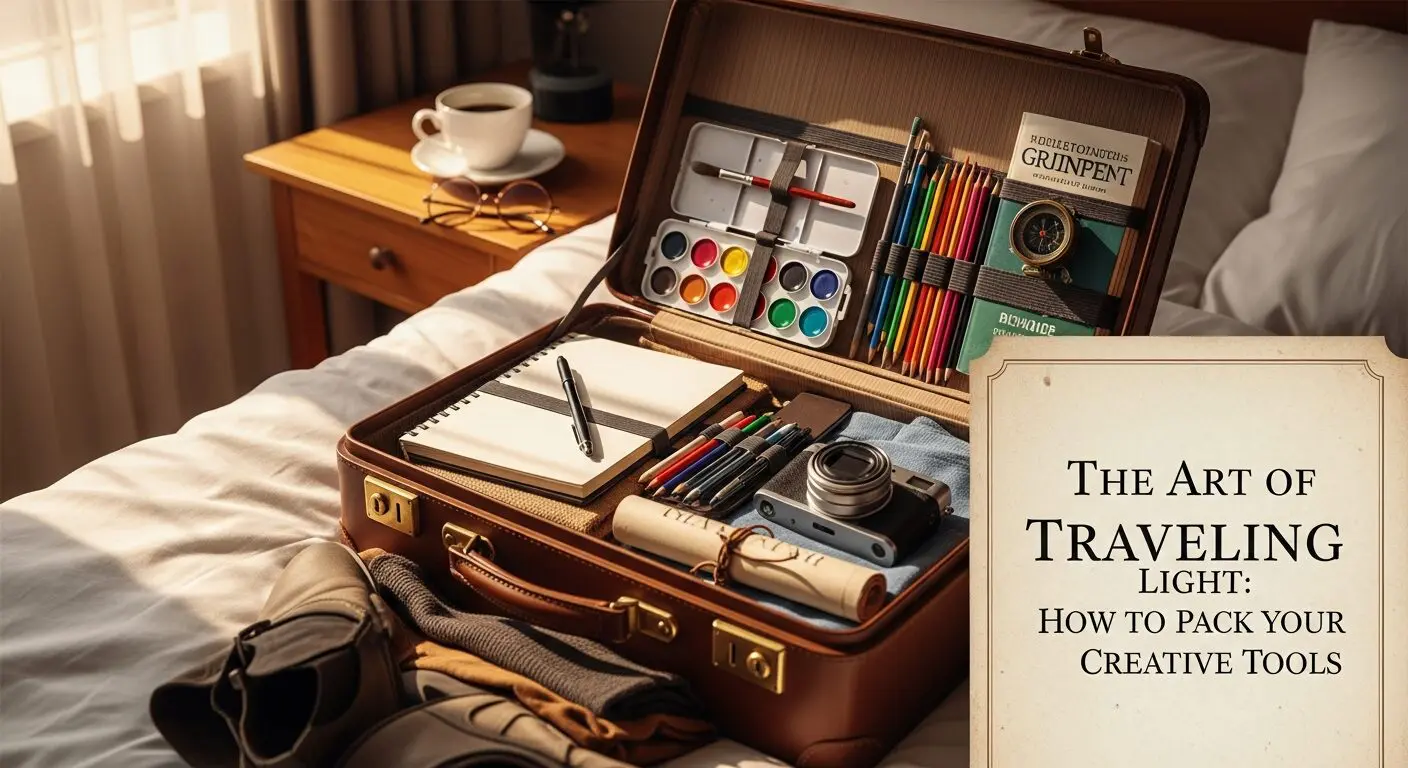 The Art of Traveling Light- How to Pack Your Creative Tools